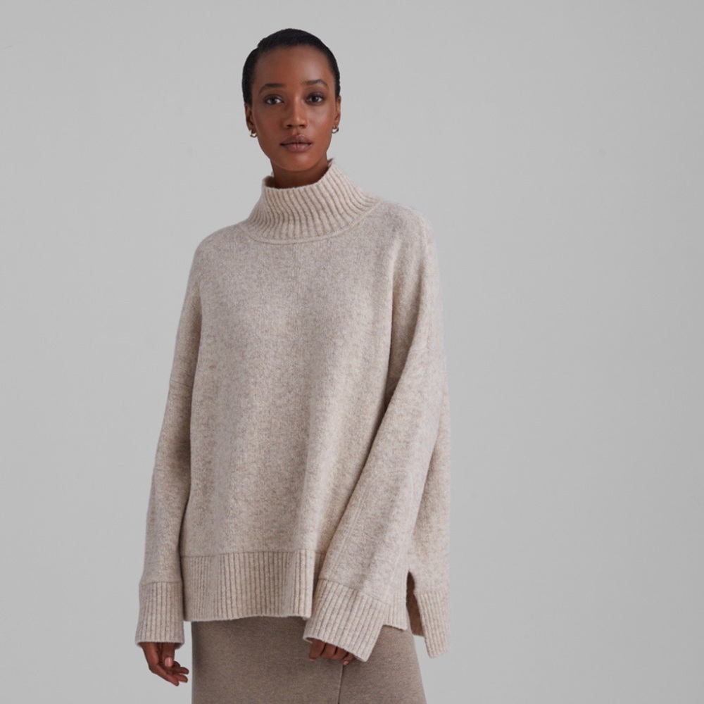 Club Monaco Oversize Wool Turtleneck